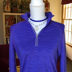 Gorgeous Women’s Purple 1/4 Zip Large